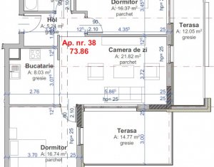 Apartamente de 3 camere, imobil nou zona Marasti, optiune de finisare ! 