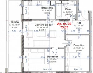 Apartamente de 3 camere, imobil nou zona Marasti, optiune de finisare ! 