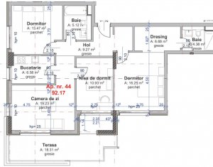 Apartamente de 4 camere, imobil nou zona Marasti, terasa 44 mp !