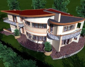 Casa cu arhitectura unica, 257 mp utili, 725 mp teren, Tineretului