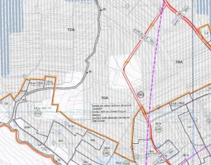 Teren Cordos, 900 mp, extravilan Cluj, Utr - TDA, posibilitate investitie 