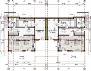 Teren intravilan autorizat cu 2 case individuale, Salicea