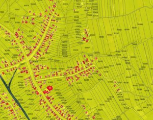 Teren in Chinteni, intravilan, pretabil constructie casa, 1300mp, zona Primariei