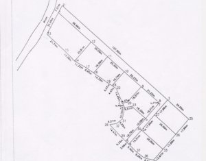 Teren 5300mp, 9 loturi, construibil, parcelat - intrare Chinteni - Unirii