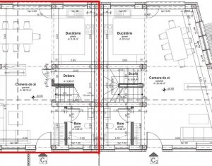 Duplex 4 camere, S+P+M, 156 mp utili, 280 mp teren,Dambul Rotund, zona linistita