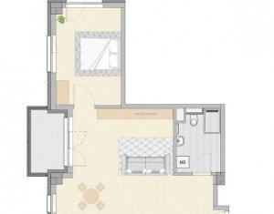 Apartament 2 camere cu CF, bloc nou, zona Liberty Technology Park, 65 mp